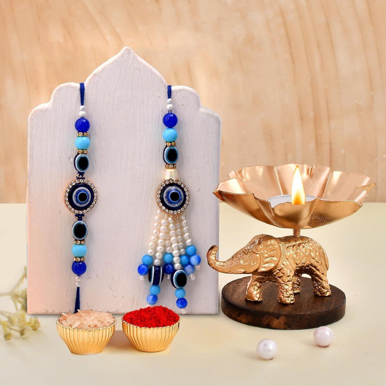 

Elegant Metal Tea Light Candle Holder Set of 1 for Home Decor - Modern Design, Wedding & Diwali Decoration - Handcrafted Tabletop Decorative Holder