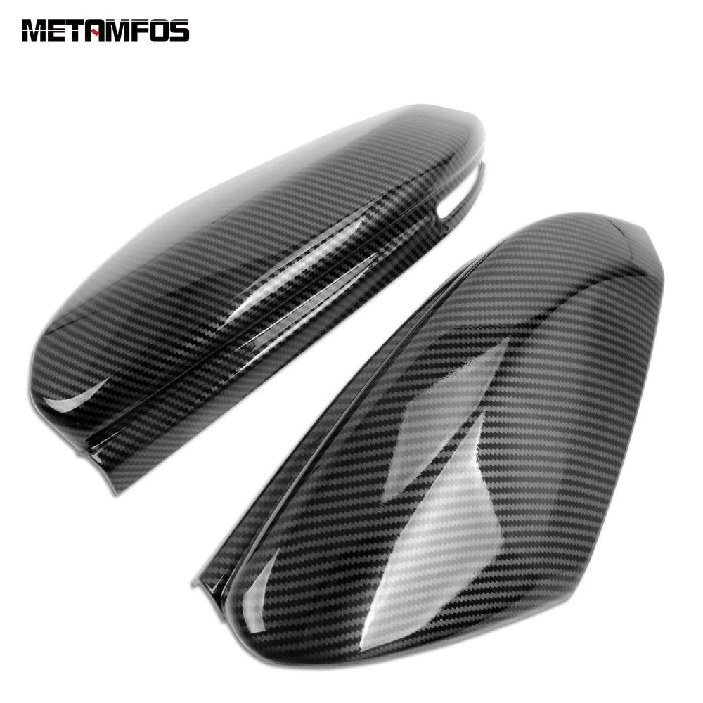 Rearview Mirror Cover Trim For Honda Civic Sedan 2016-  Carbon Fiber Side View Mirror Protector Exterior Accessories