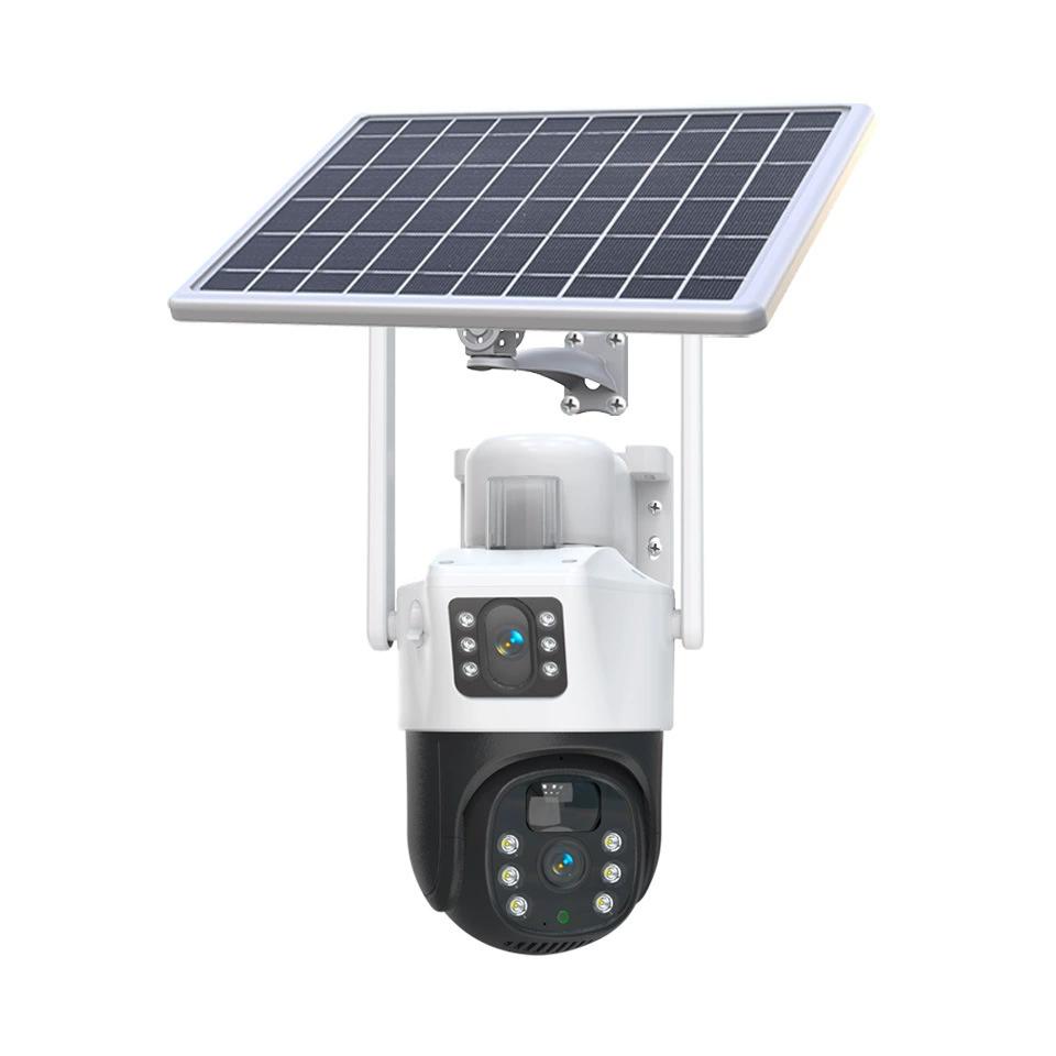 

Cámara de seguridad solar inalámbrica 360° HD para exteriores con visión remota móvil