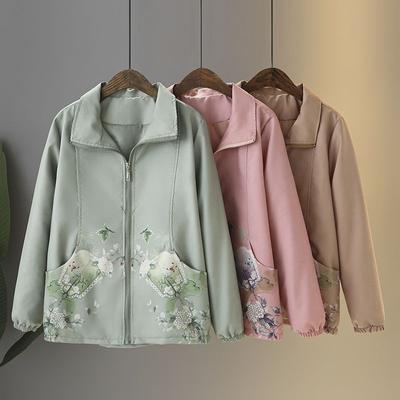Frühlingskleidung, Jacken für mittlere und ältere Menschen, Windjacken, Frühlings- und Herbstjacken für Damen, Oberteile