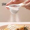 Handheld Flour Sifter Strainer Spoon Fine Mesh with Long Handle Sieve Tool Baking Kitchen for Powdered Sugar Cocoa Powder