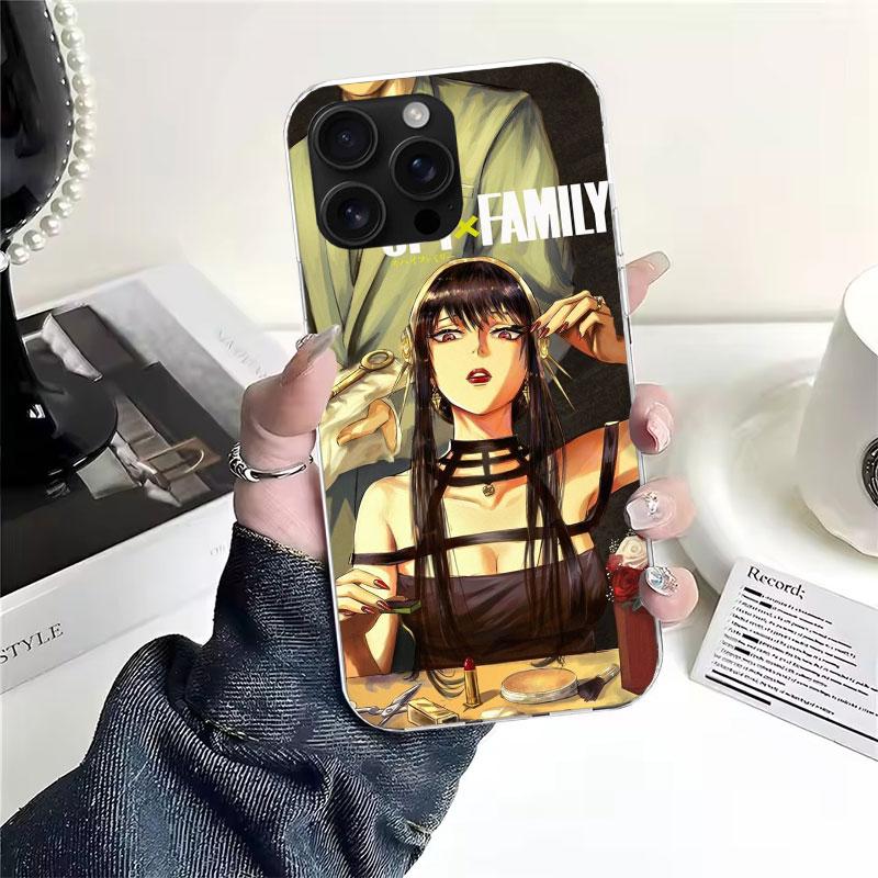 

Anime S-Spy Family Anya Soft Phone Case For IPhone 11 17 Air 16E 16 Pro Max 15 + 14 Plus 13 Mini 12 Apple 7 SE 8 Fundas Coque 11 iPhone 17 Pro