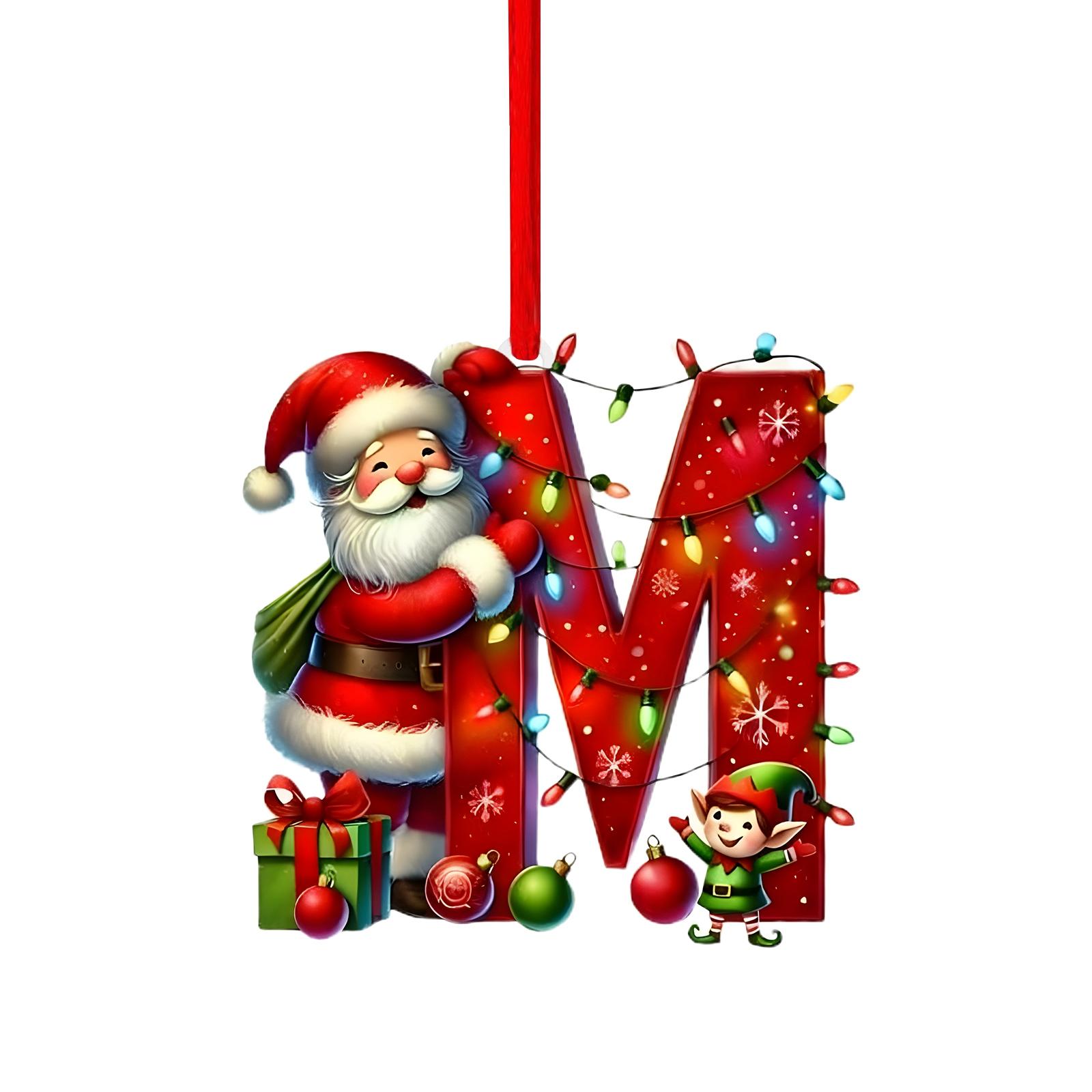 

26 букв,Рождество,Украшения,Акрил,1 One Size