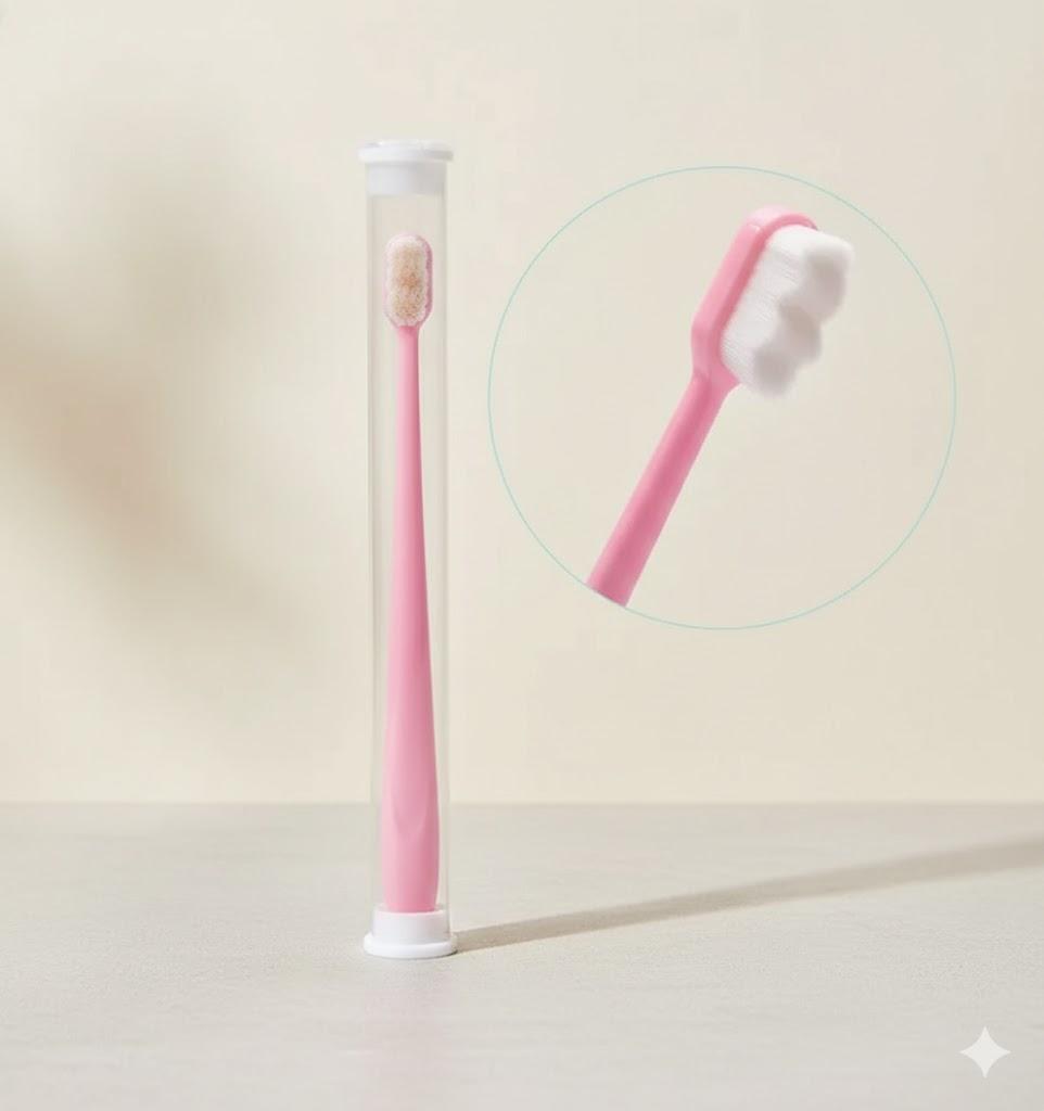 

Adults Teeth Whitening Soft Nano Toothbrush Travel Portable Oral Care Case 2 Sizes High Quality Cleaning