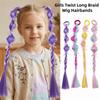 2Pcs Colorful Lantern Gourd Twist Bubble Braids Synthetic Girls Bow Wig Hairbands  Daily
