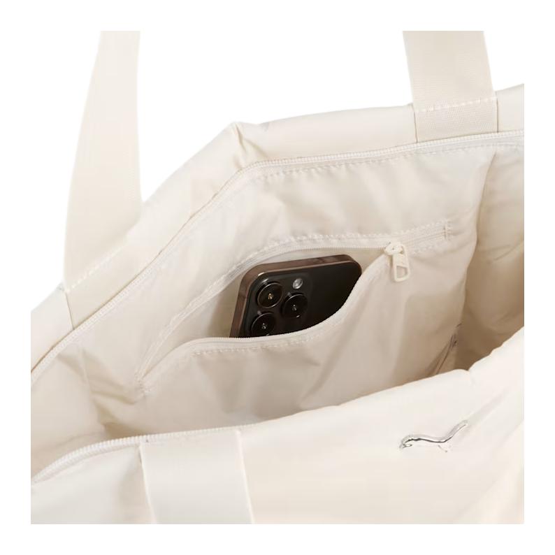 

Новая сумка-тоут PUMA из переработанного материала, хозяйственная сумка, сумка через плечо женская экрю 091291-02 35.1*15.0*19.1CM