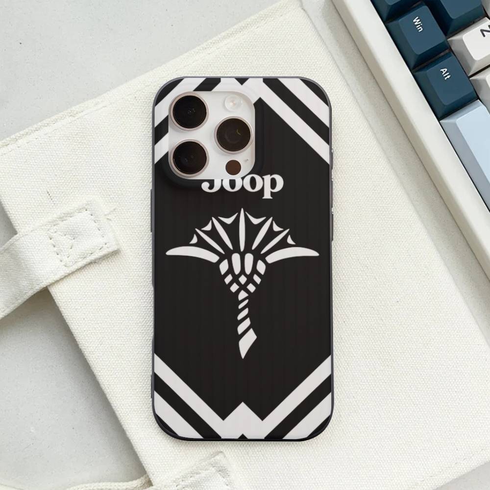 High End Fashion Brand J-Joops Logo For IPhone 16 15 11 12 13 14 17 Pro Max PLUS Pro Soft Corrugated Silicone Back Phone Case