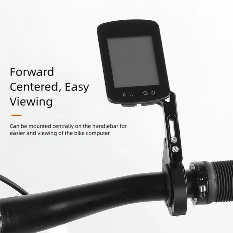 Bike Computer Mount Kit Aluminum Alloy Material Simple Setup Universal Compatibility Secure Mounting for Rough Terrains
