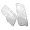 Pair Car Headlight Cover For BMW E46 4 Door 3-Series 1998 1999 2000 2001 Lampshade Bright Shell Head Lamp Lens Covers