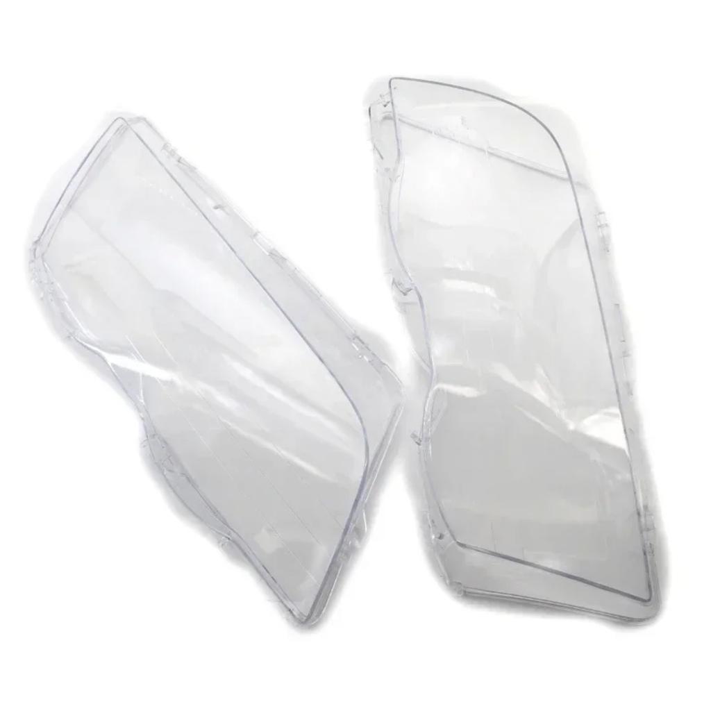 Pair Car Headlight Cover For BMW E46 4 Door 3-Series 1998 1999 2000 2001 Lampshade Bright Shell Head Lamp Lens Covers