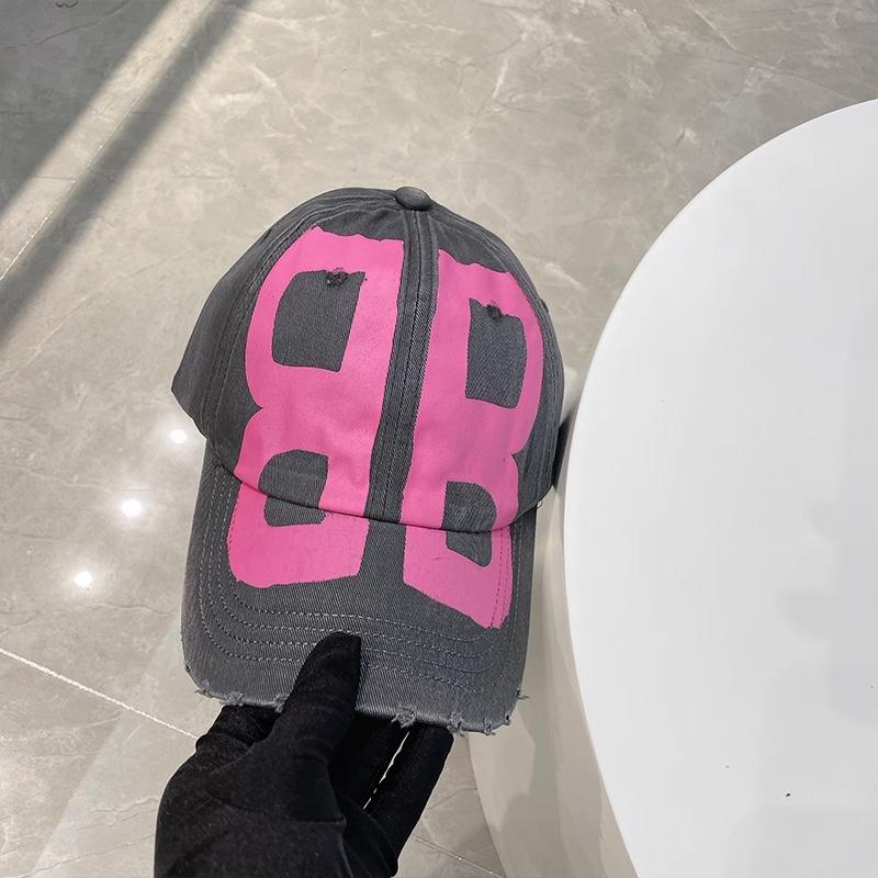 

Бейсболка с граффити в виде буквы B, нарисованной Сесилией Чунг, старая кепка с потертой окантовкой, летняя кепка для пары Adjustable