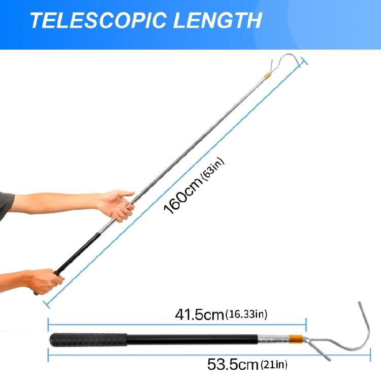 Apri-Tenda Telescopico Facile da Usare per Campeggiatori Tirante Estensibile per Tende da Campeggio da 21 a 63 pollici