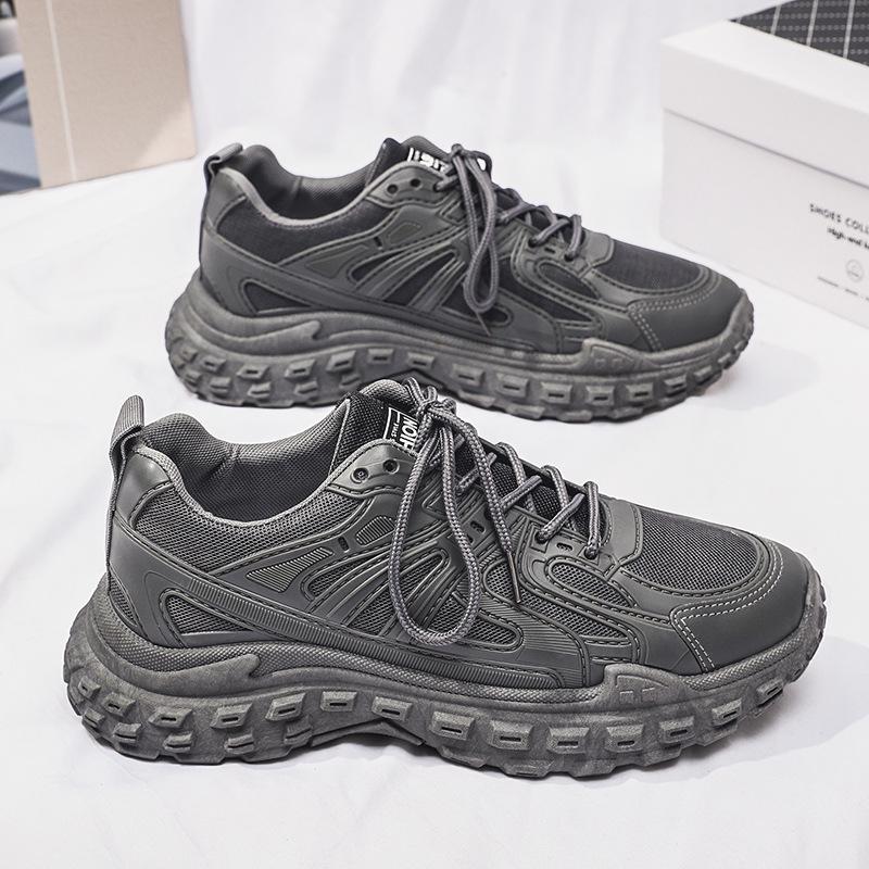 

2024 Dad Shoes: Spring Mesh Breathable, Wear-Resistant, Anti-Slip Tire Sole Running and Casual Shoes for Men 39