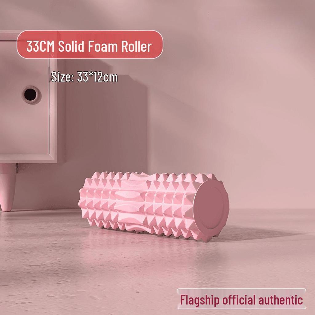 Professional Foam Roller and Crescent Yoga Massage Set