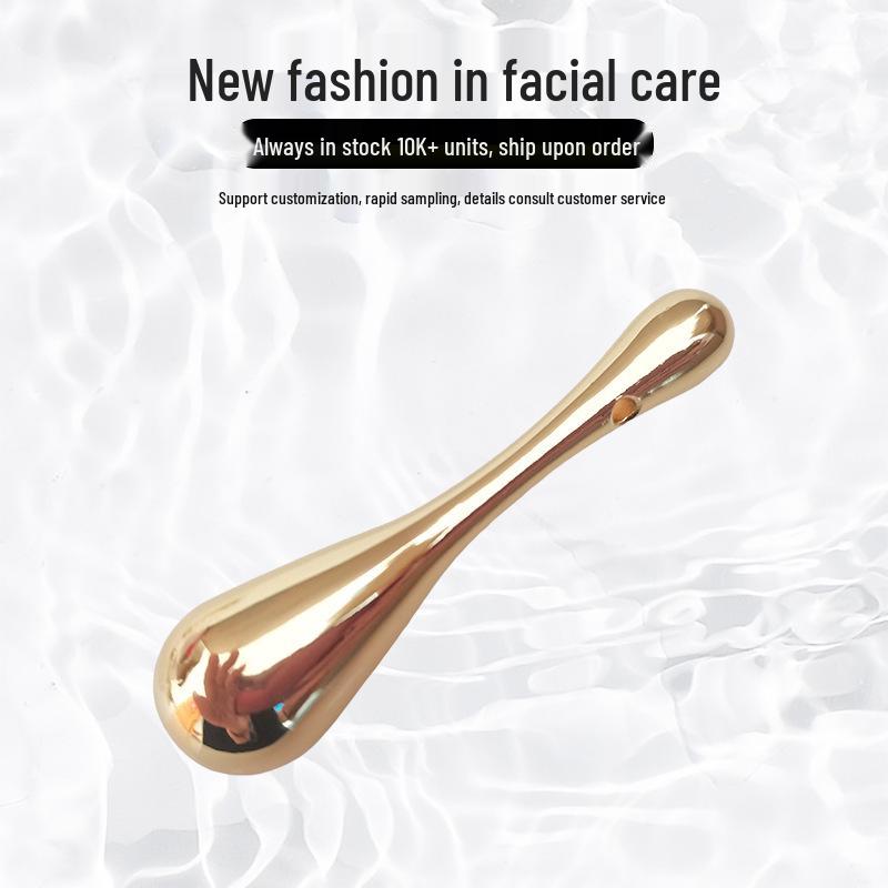 Zinc Alloy Eye Cream Stick: Iced Metal Massage & Gua Sha Beauty Tool