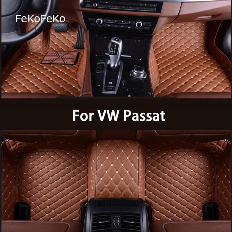 

FeKoFeKo автомобильные коврики для VW Passat B5 B5.5 B6 B7 B8 аксессуары для ног, автомобильные ковры