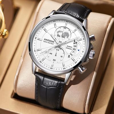 KIMSDUN Brand Wristwatch Men's Watch Multifunctional Waterproof Quartz Watch Fashion Men's Watch