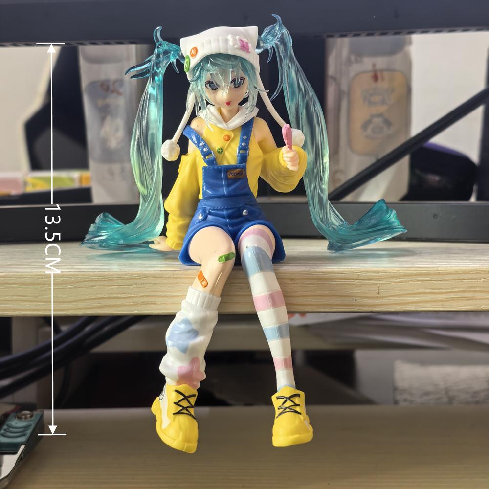 Anime Figure Wedding Dress Action Figures Kawaii Swimsuit Vocaloid PVC Collectible Model Playthings Girl Gift Idea