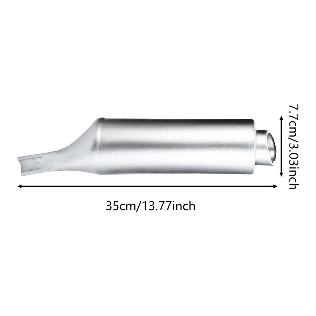 Silenziatore per Bicicletta Tubo di Scarico in Plastica Resistente Tubo di Scarico Turbo per Bici Adatto per Accessori da Ciclismo