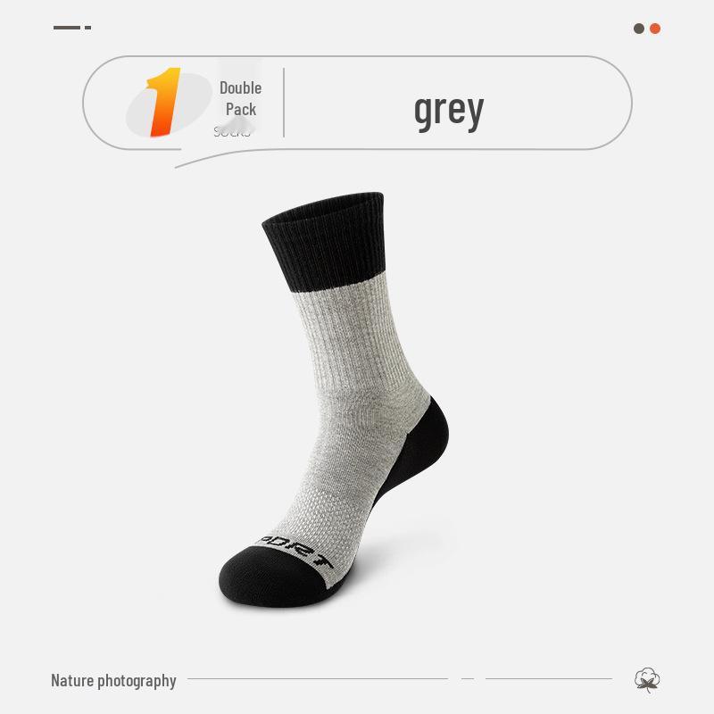 Men's Plus Size Breathable Athletic Socks - Spring/Autumn Style for Running, Basketball, Badminton