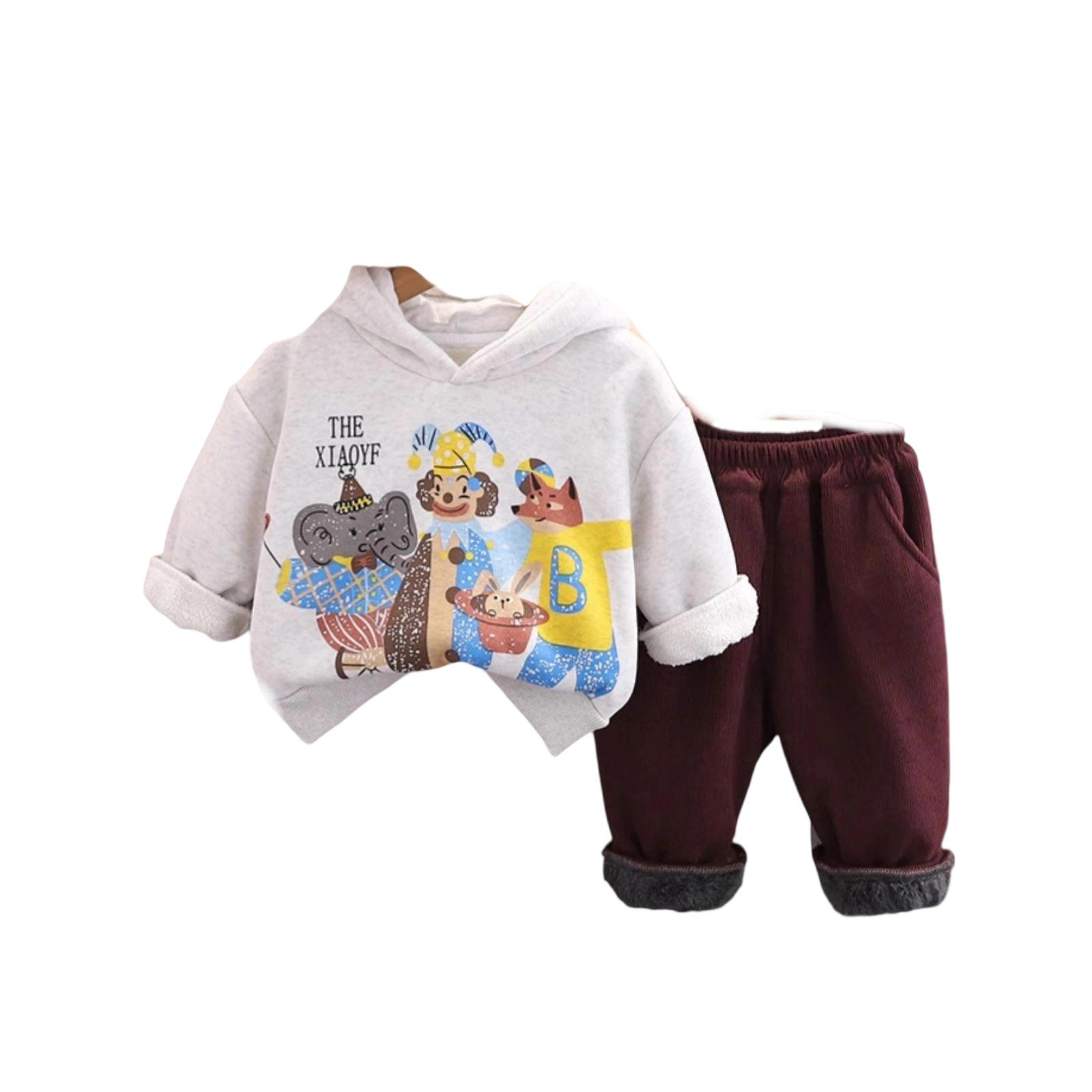 

Детский повседневный комплект с длинным рукавом, удобные наряды для повседневной носки 90