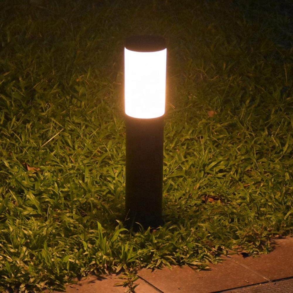 Concise Design Solar Garden LED Light Stainless Steel IP44 Pathway Street Lamp for Fence Post