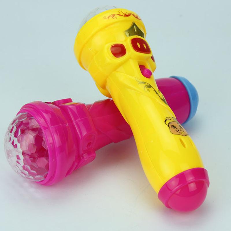 Children's Starlight Microphone Toy: Magical Flashing Wand with Starry Projection