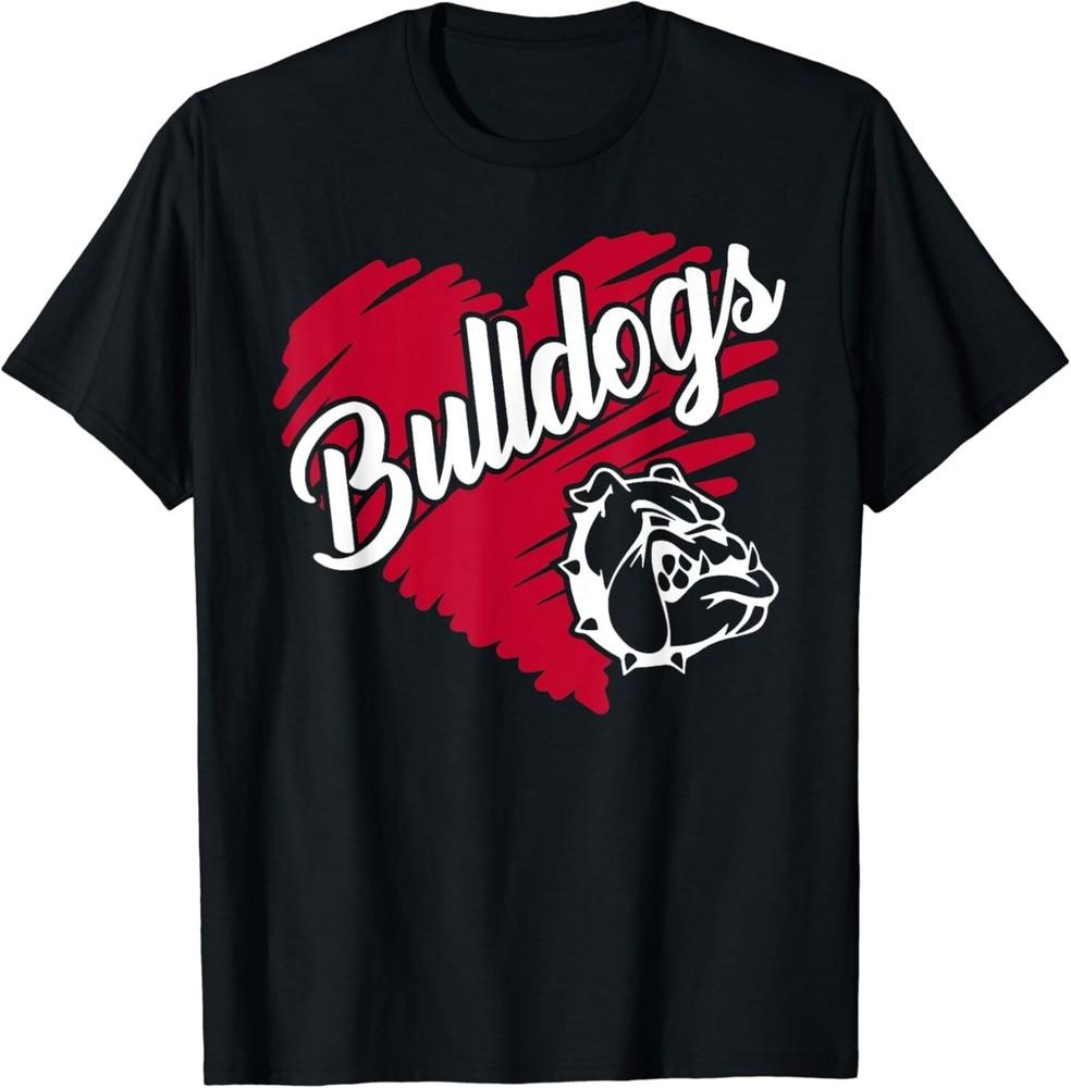

Bulldog Team Mascot School Spirit Go Dawgs For Men Women Gift Unisex T-Shirt 4XL