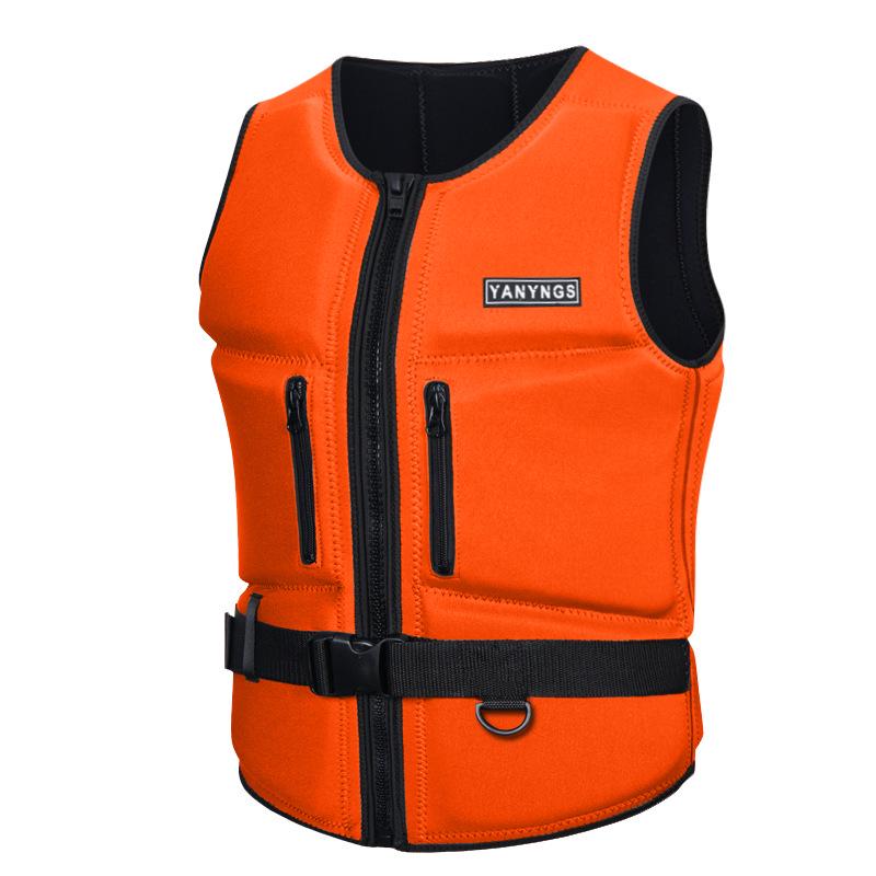 

Ультратонкий спасательный жилет для взрослых: Спасательный жилет для серфинга, катания на моторных лодках, сноркелинга и плавания. XXXL