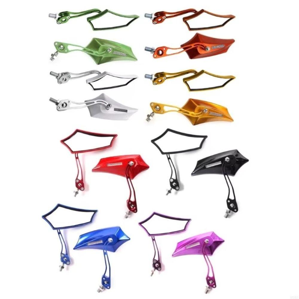 HD Glass Motorcycle Rearview Mirror 360 Degree Reversing Auxiliary Mirror  Car Observation