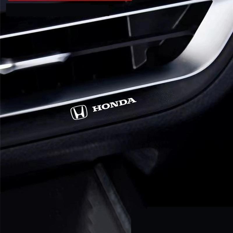 4 PCS Auto Decor Decals For Honda Civic Accord CRV Hrv Jazz City Odyssey Metal emblem Car Window Wiper Stickers auto accessories XE2