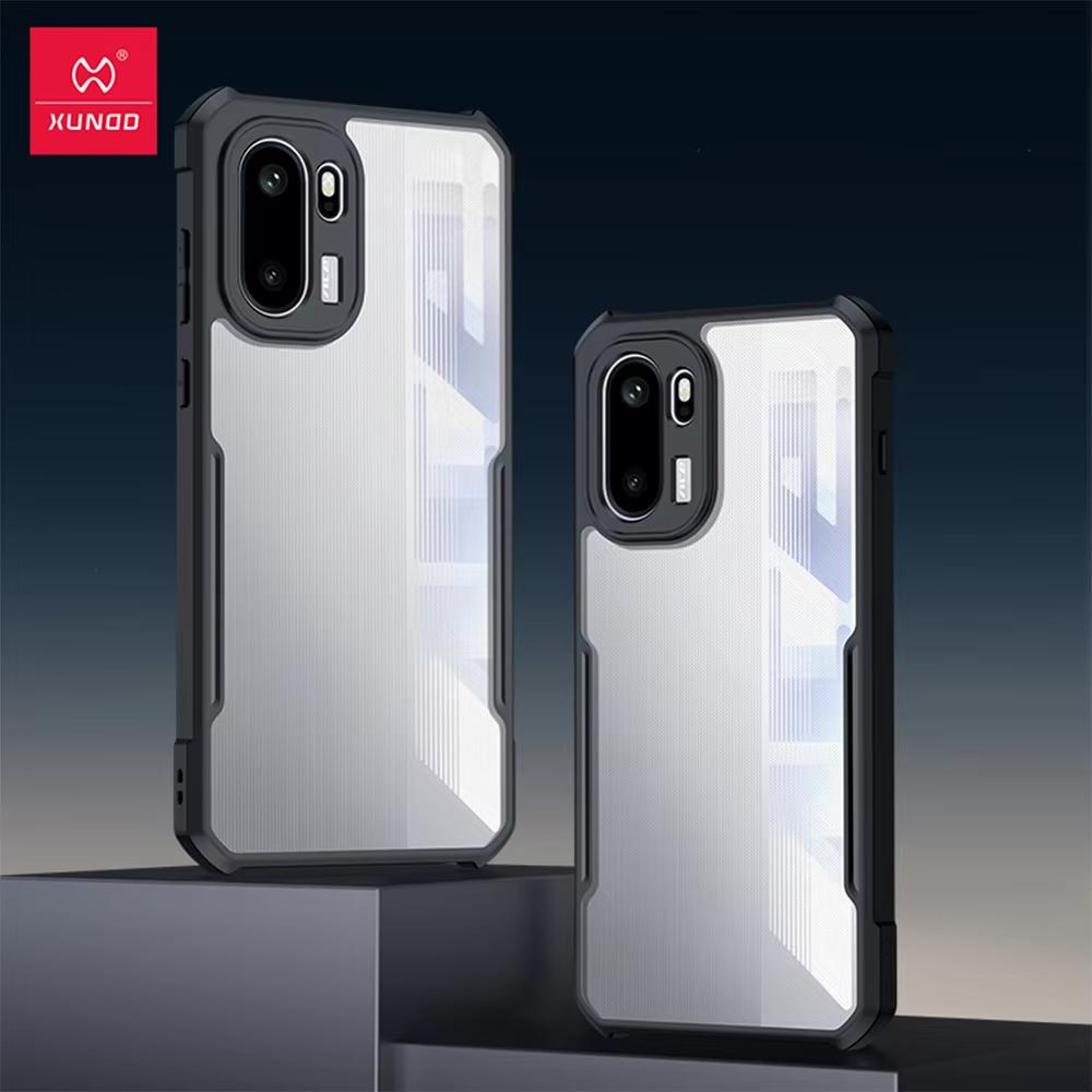 For OnePlus Ace 6 Ultra Case XUNDD Luxury Casing Matte Transparent Phone Cover Shockproof Protective Cases With Magnetic Ring Holder