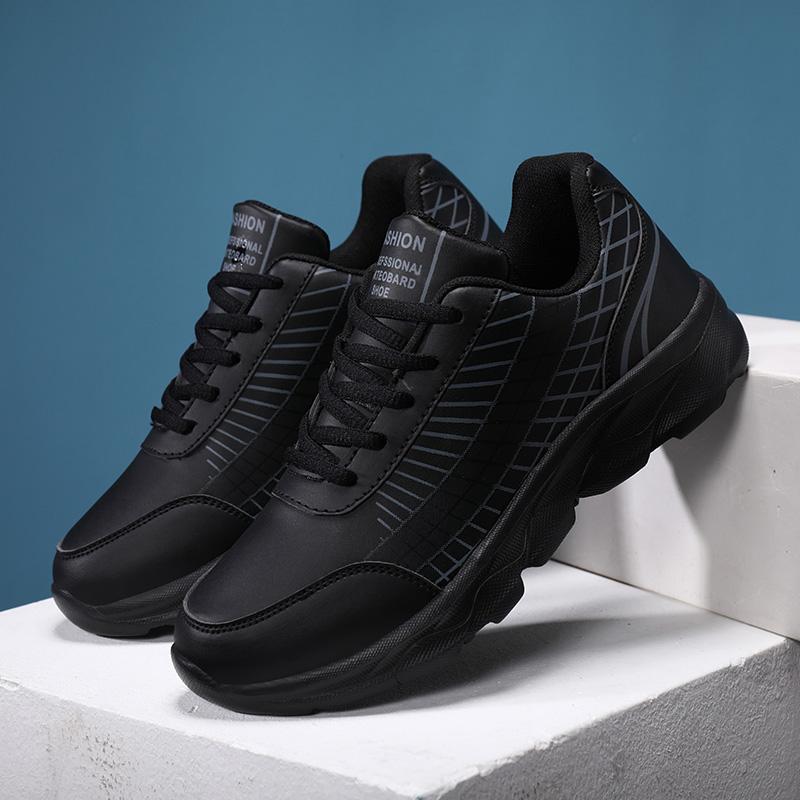 fashion 2024 New Style Breathable Comfortable Autumn Winter Leather Women's Shoes Light Running Shoes Sports Shoes Free Shipping