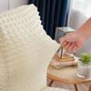 Seersucker Stretch Puff Chair Cover Long Skirt Universal Chair Slipcover Removable Elasticity Backrest Chair Case Home Use