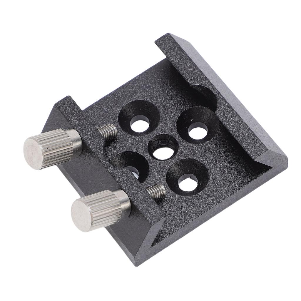 Finder Scope Dovetail Mounting Base Aluminium Alloy Telescope Finderscope Mount Bracket with M4 Hole and 1 4in Thread