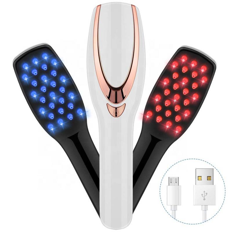 Portable Ionic Comb Herapy Electric Scalp Massage Brush Hair Brush Plastic Straightener Massage Combs