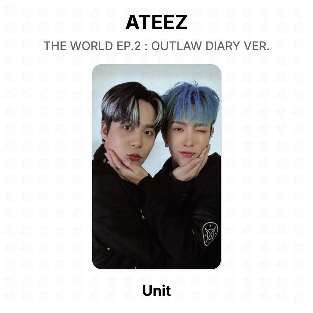 ATEEZ THE WORLD EP.2 : OUTLAW DIARY VER. Official Photocard