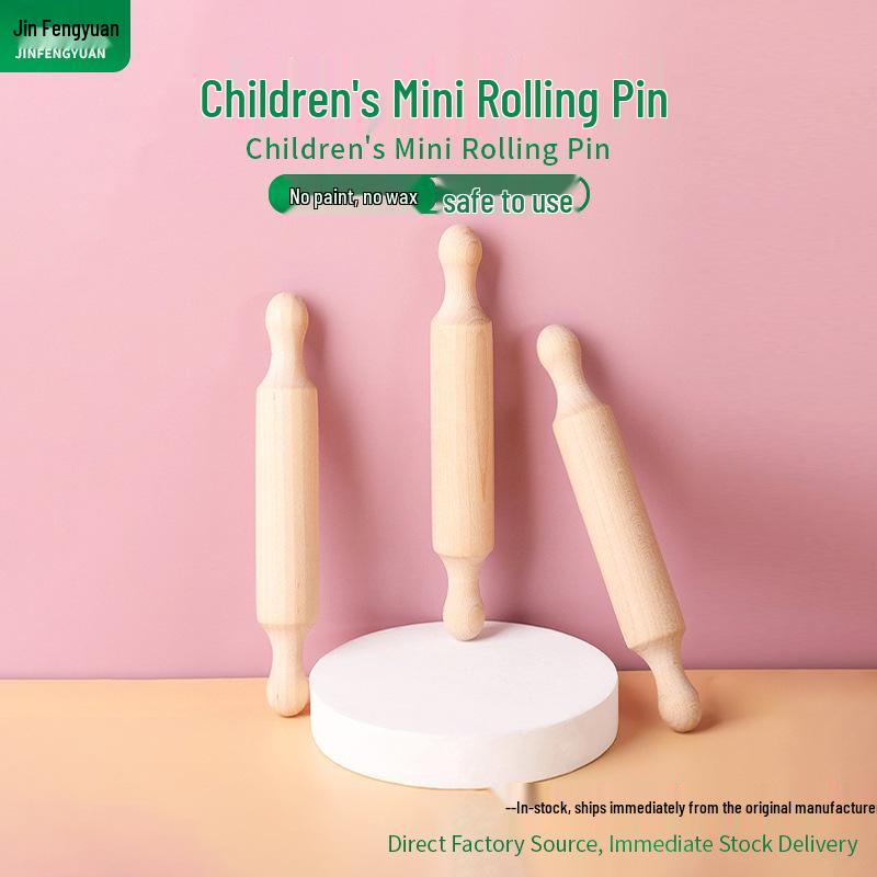 

Unpainted Unwaxed Children s Mini Rolling Pin for Pastry and Dumpling Wrappers 20*140 mm