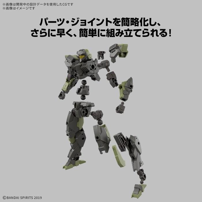 BANDAI SPIRITS 30MM eEXM-40 Igknight 02 1/144 Ölçek Renk Kodlu Plastik Model Çok Renkli