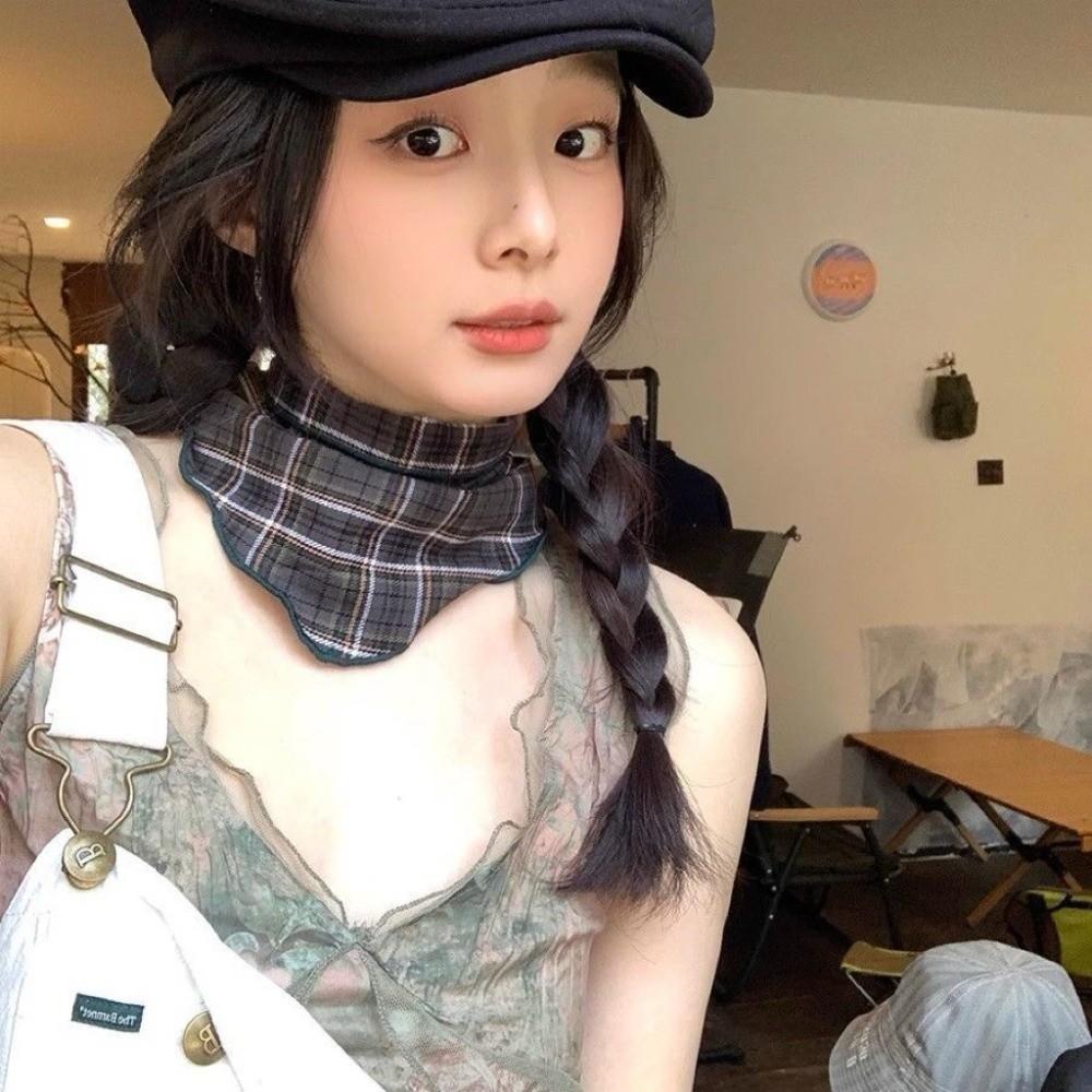 Multifunctional Triangular Scarf Simple Neck Warmer New Neckerchief  for Autumn Season