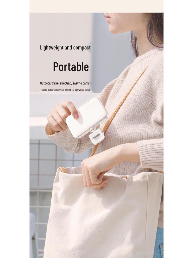 Portable LED Phone Fill Light with Clip for Outdoor Selfies