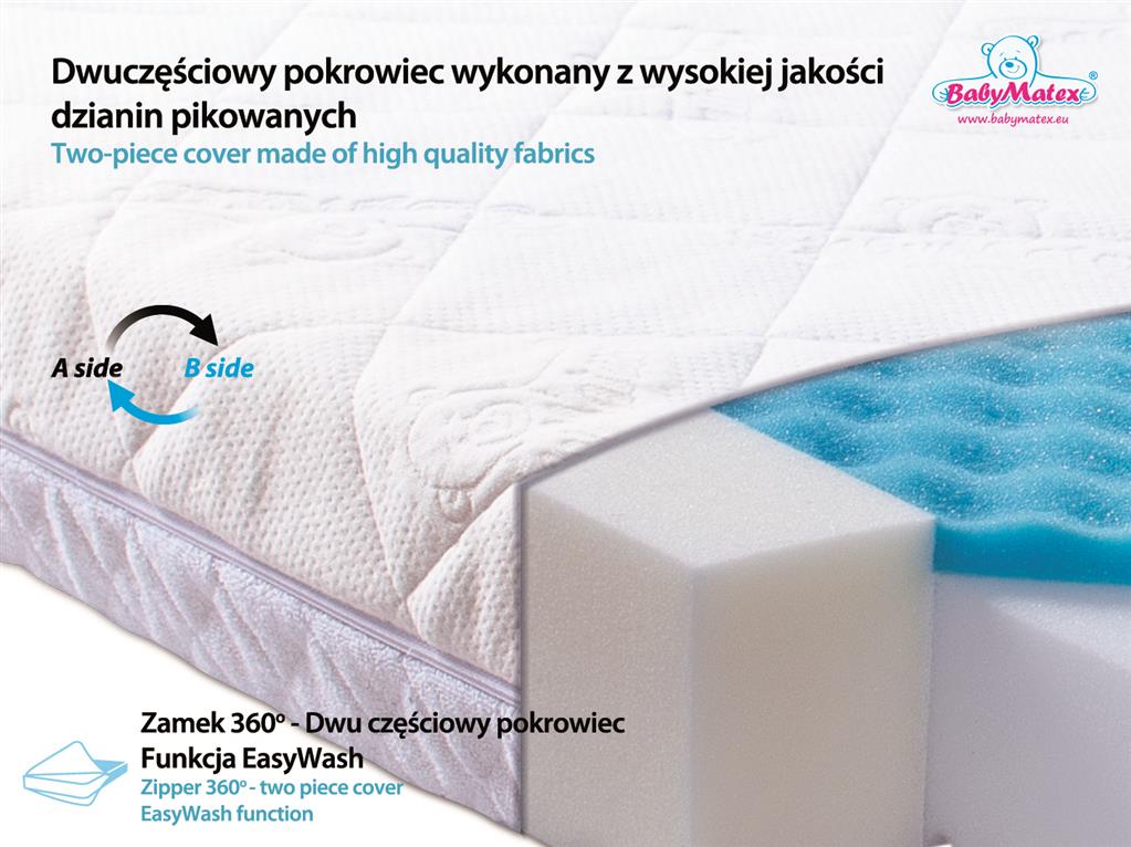 Carpathia orthopedic mattress, 120x60x10