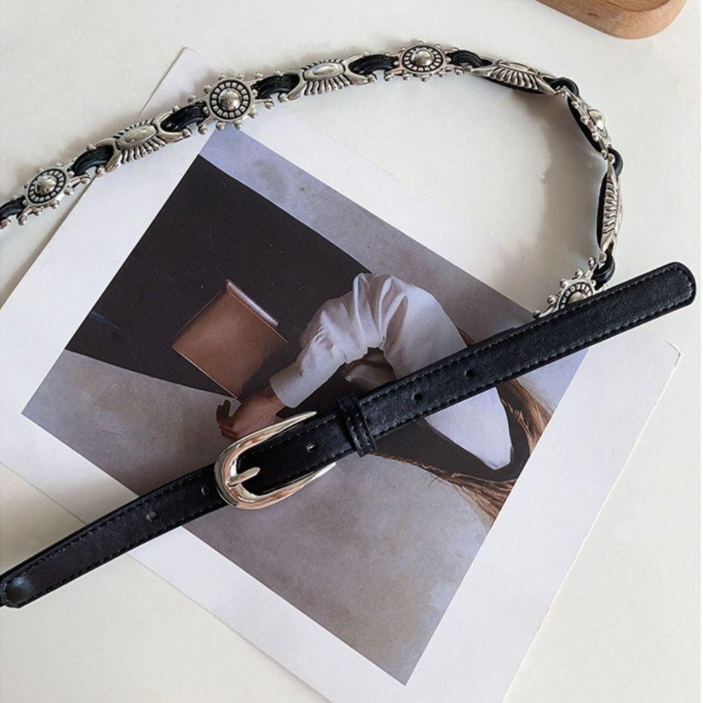 Pin Buckle Punk Waistband Punk Waist Strap Trend Chain Belt