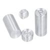 2pcs Spice Jar Stainless Steel Seasoning Bottle Salt And Pepper Shaker Kitchen ToolStainless Steel Color