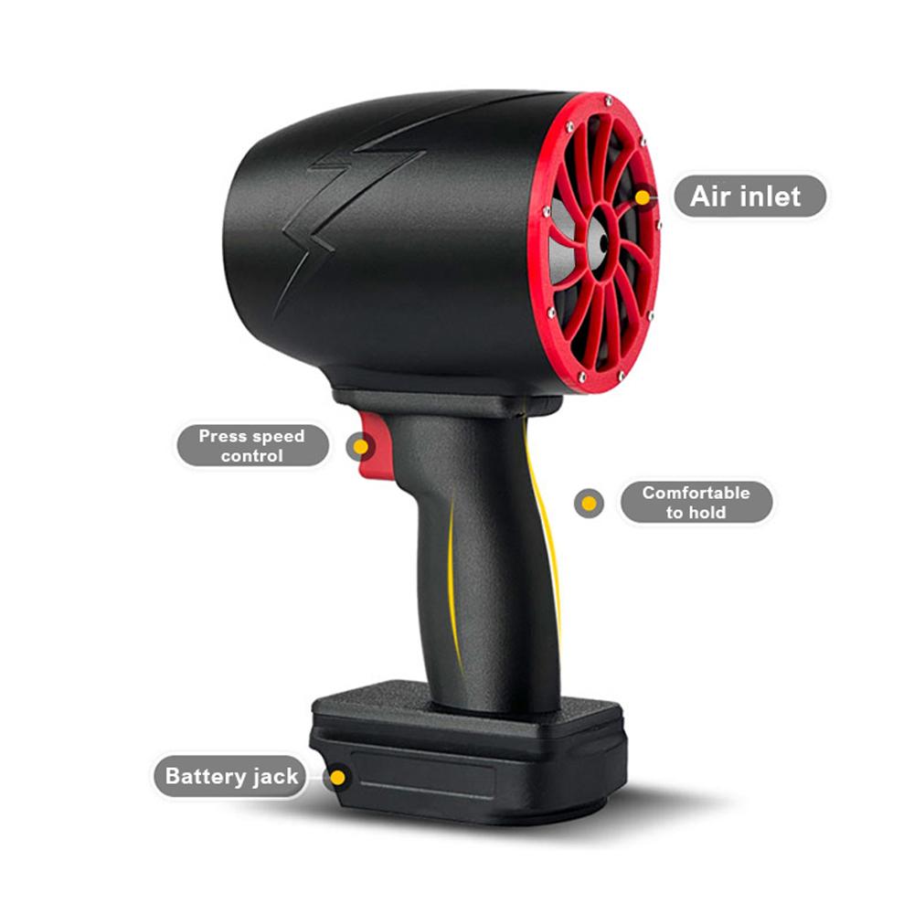 Powerful 64mm/70mm Handheld Turbo Jet Fan High Speed Brushless Motor Thrust 1500-2300g Car Wash Air Gun 1000W Violent Air Blower