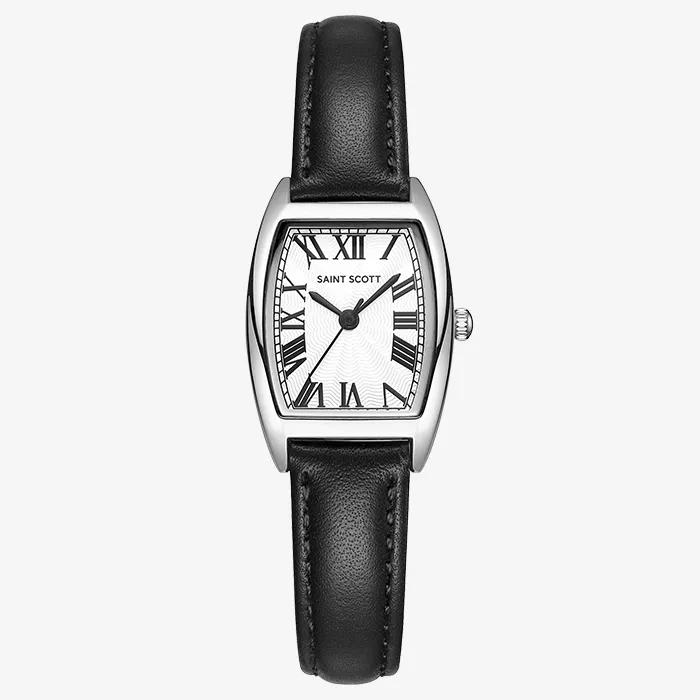Olivier Womens Leather Watch. Black_st8005