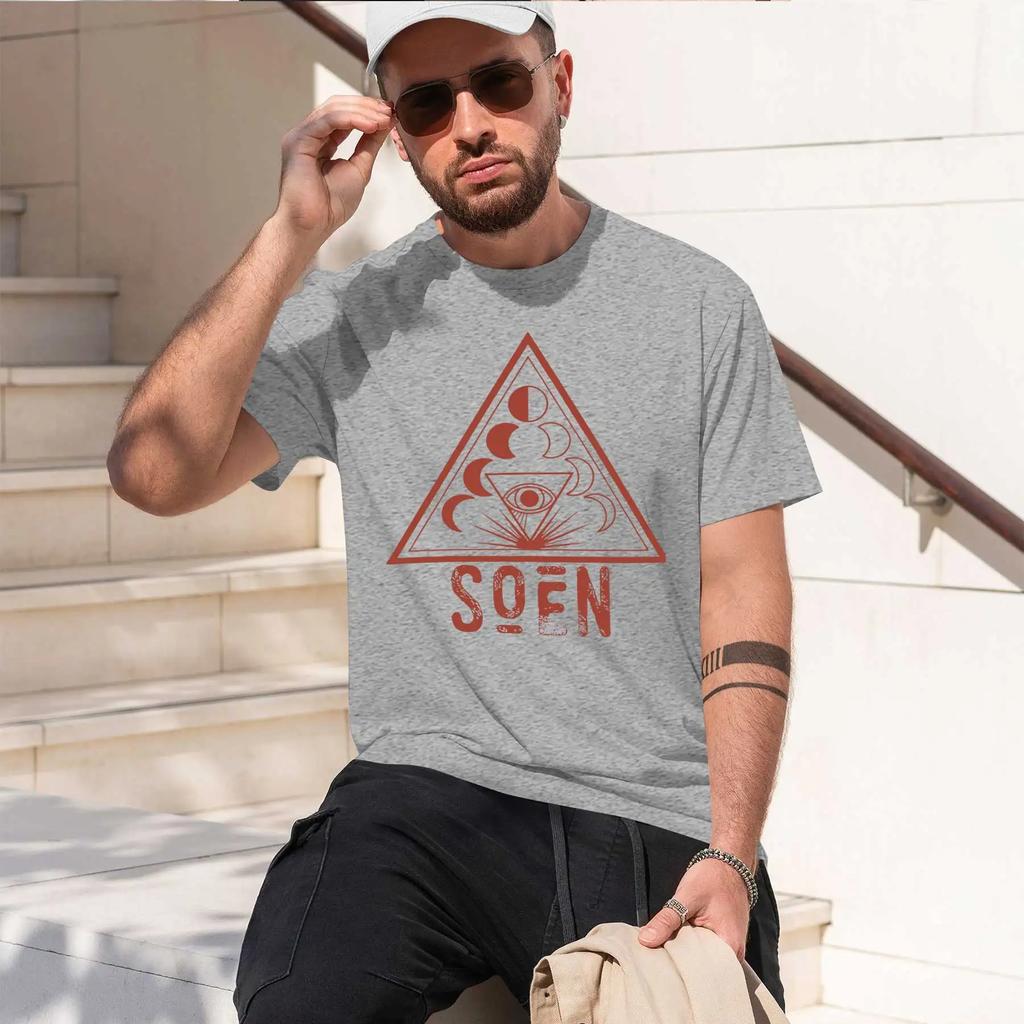 Seo Due srl Lavorazione Acciaio Trapani 2026 fashion heavyweight hot selling retro printed pattern fun round neck T-shirt fo