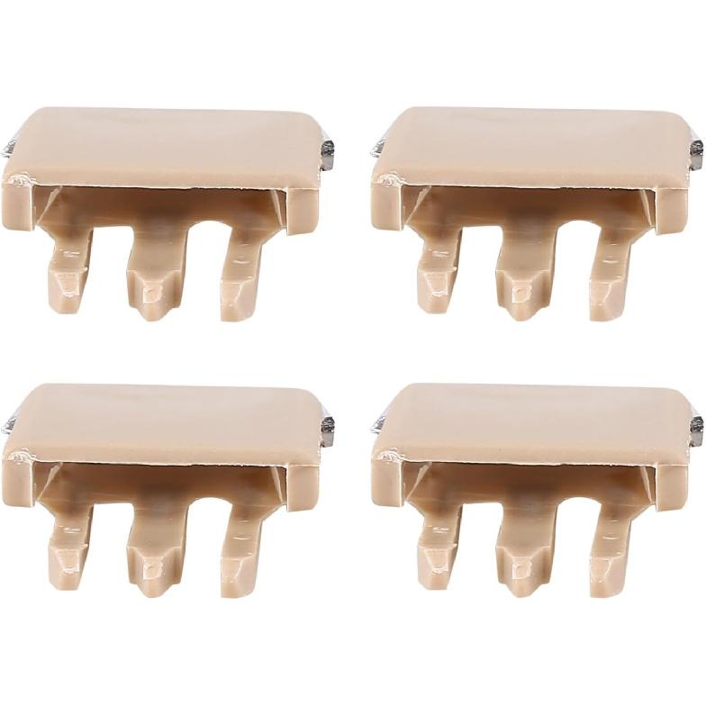 4Pcs Front Center AC Vent Air Conditioning Vent Outlet Tab Clips, Air Vent Clip Tab A/C Fresh Air Grille Clips, Front Left &Right AC Vent Air Vent