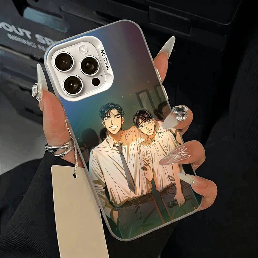 C-Captivated- By -You BL Phone Case For iPhone 11 12 13 14 15 16Pro Max Plus White Sliver  Phone Cover