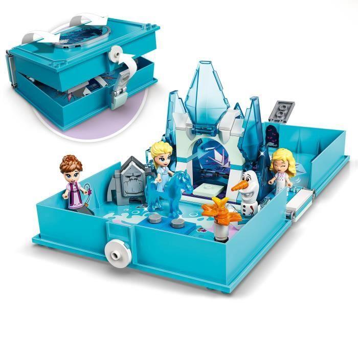 LEGO® Disney Princess™ 43189 Ledové království 2 Dobrodružství Elsy a Nokka v pohádkové knize, Kreativní hračka pro děti
